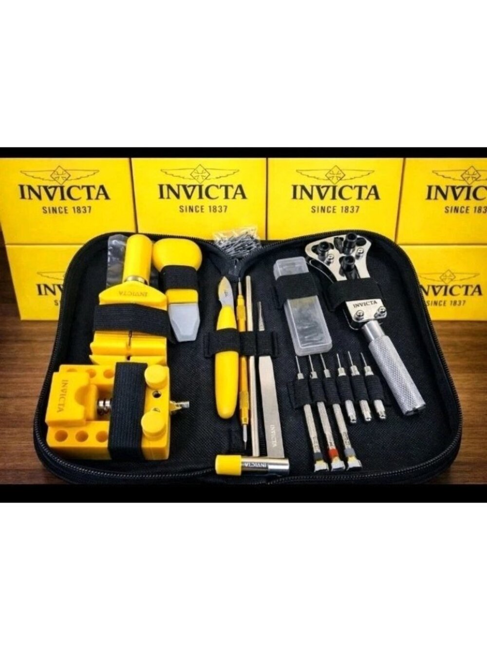 Invicta Watch Repair Travel Tool Kit Essentials & Carrying Case (Model ITK-006)